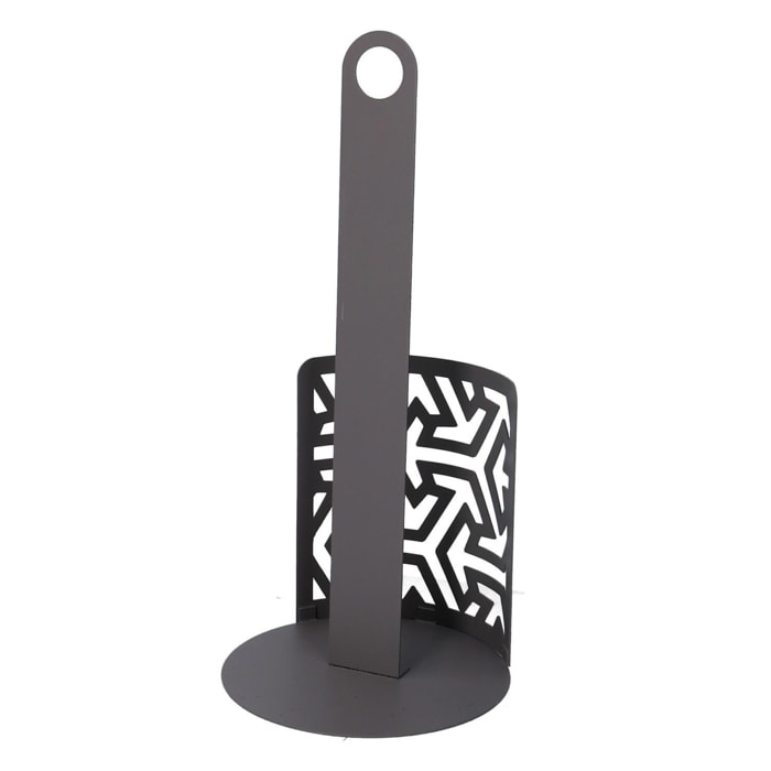 Portascottex in metallo frecce grigio tondo cm ø15h33