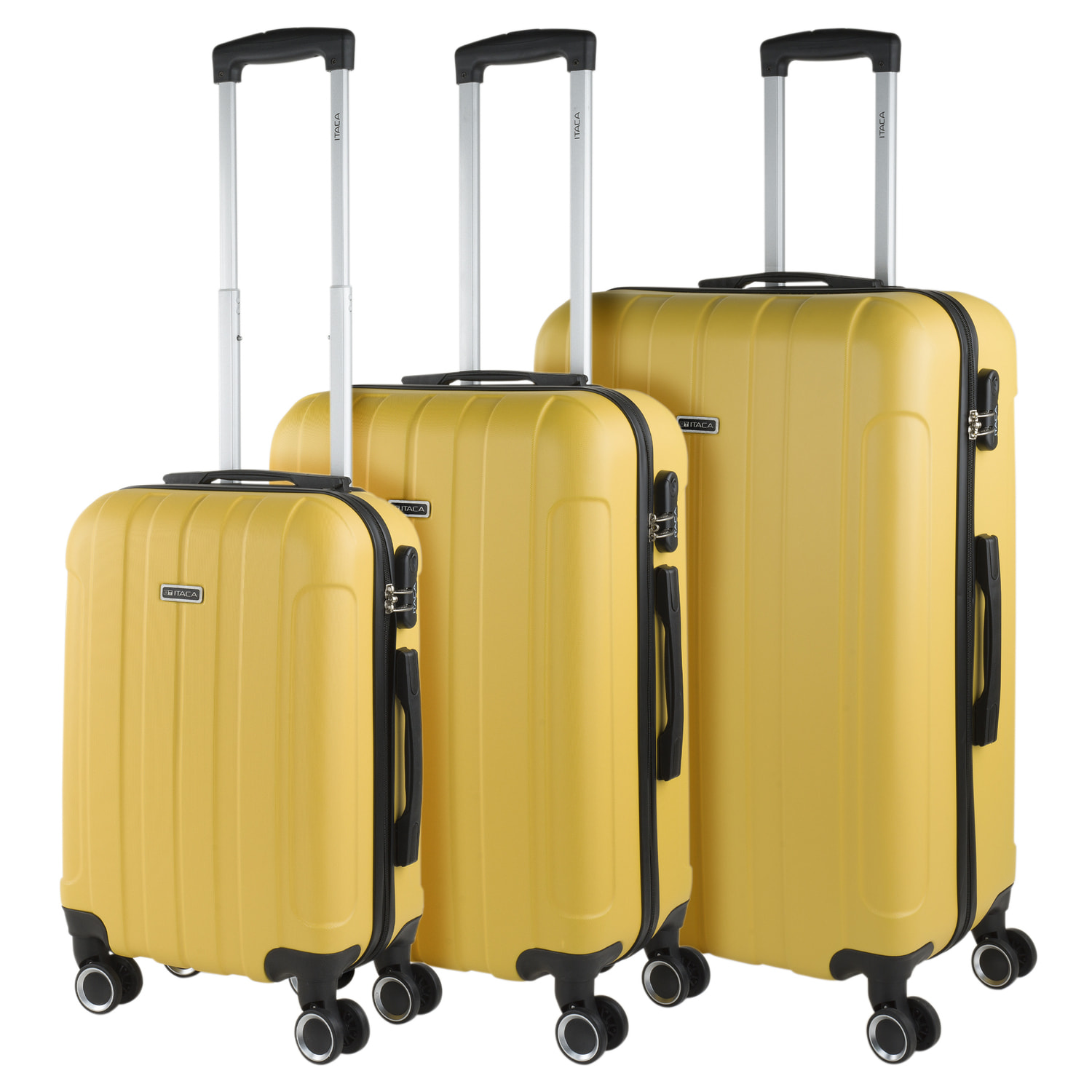 Maleta Itaca Havel Set De 3 Unidades Amarillo