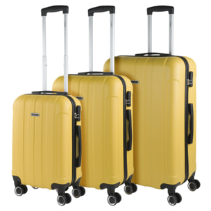 Maleta Itaca Havel Set De 3 Unidades Amarillo
