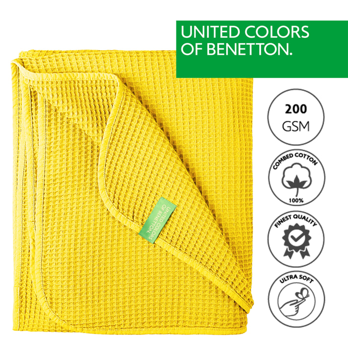 Manta clásica benetton amarillo