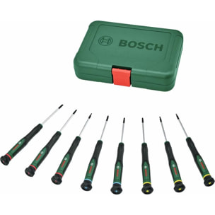 Set de tournevis de précision - 8 pièces - BOSCH - 1600A02Z9M