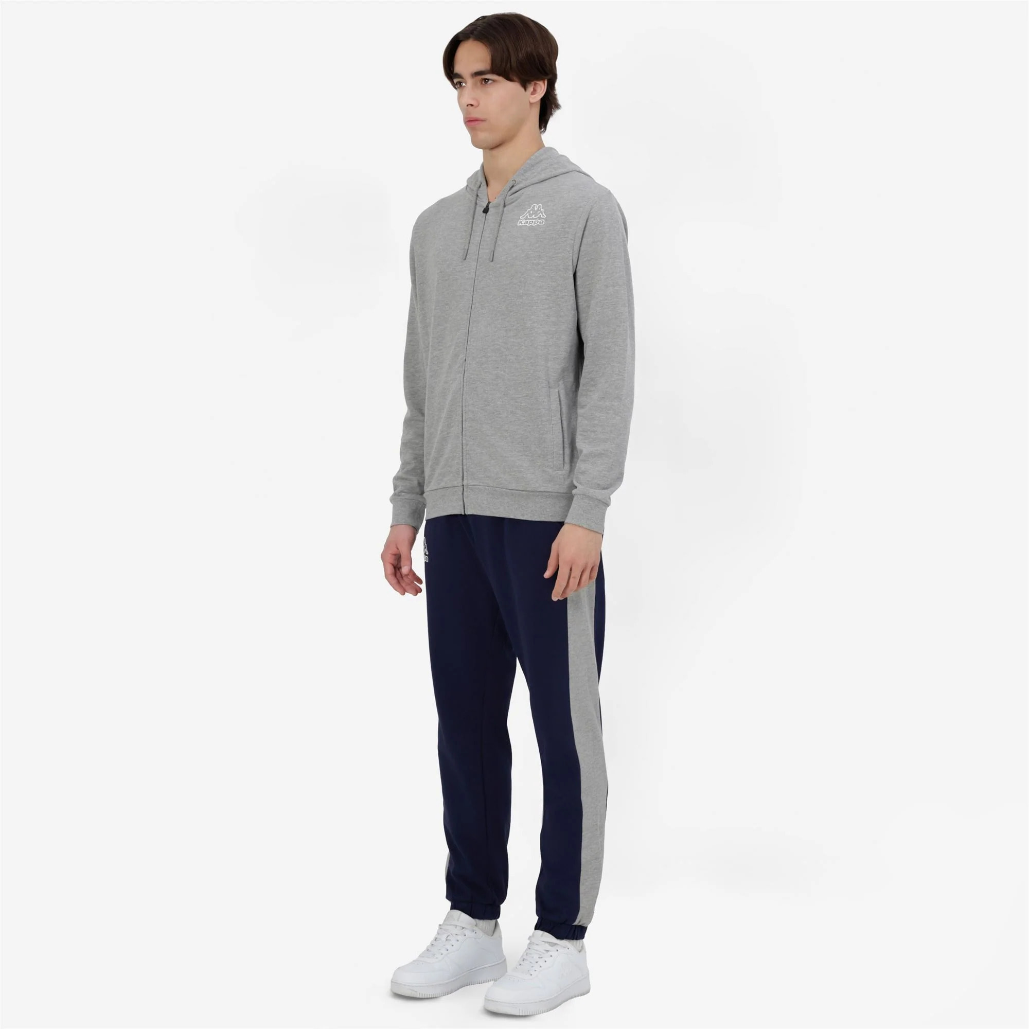 Kappa - Tute Sportive Uomo Grigio - Logo Glomeri