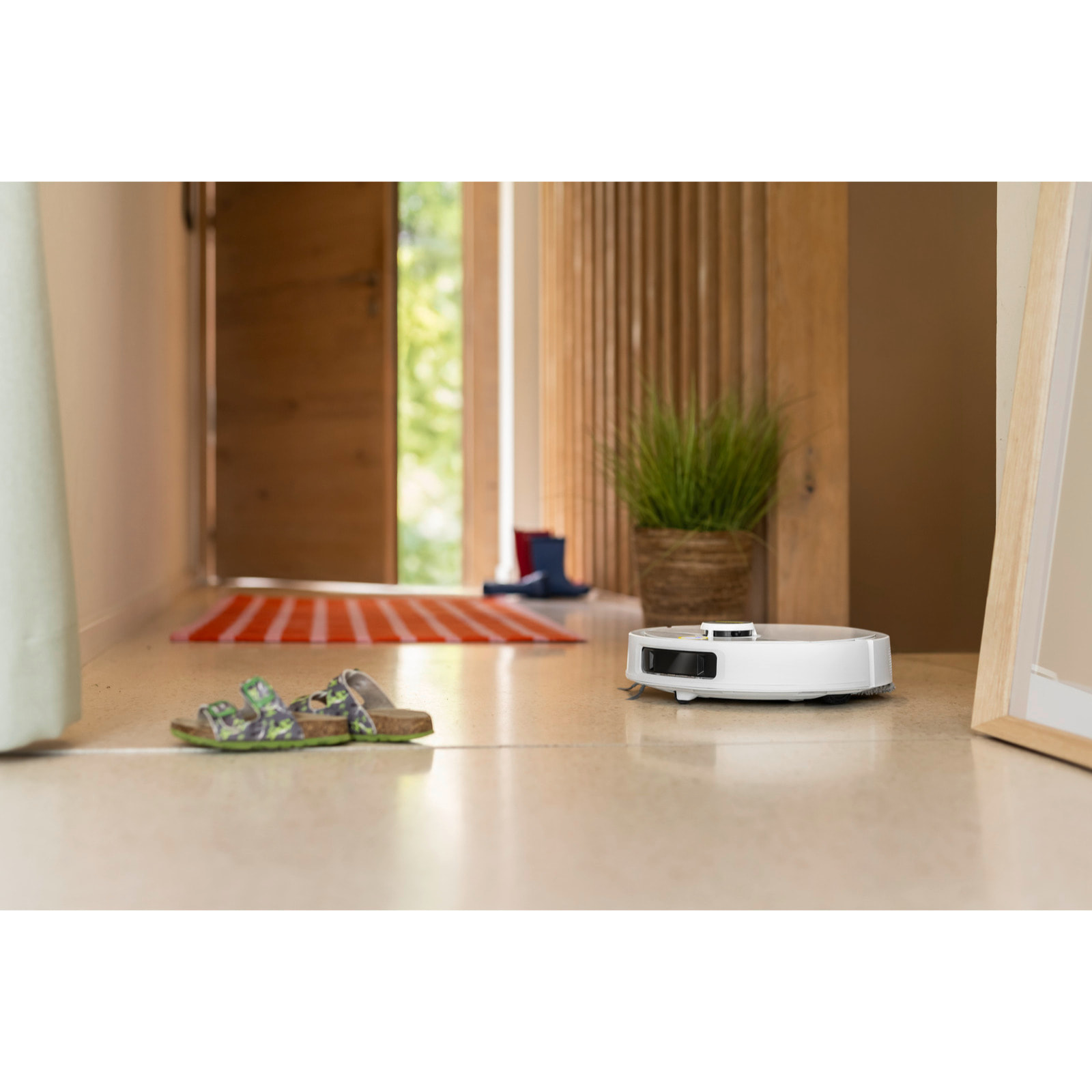Aspirateur robot laveur KARCHER RVM4 Comfort EXTRA 15000Pa - station de vidange eau/poussière - séchage serpillières - Lidar - 160m²