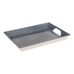Plateau Fanny 40,6x29,6cm bleu
