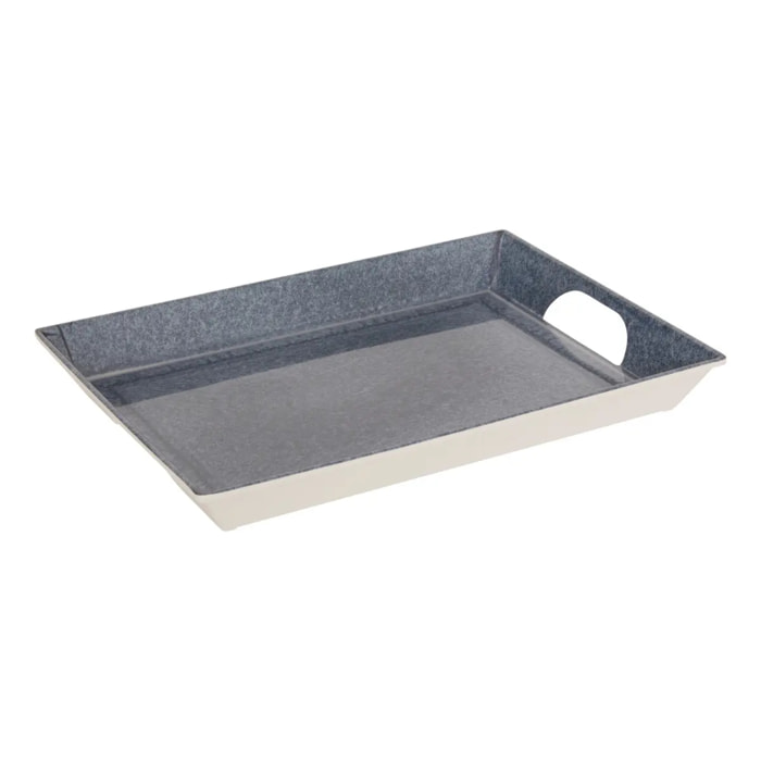 Plateau Fanny 40,6x29,6cm bleu