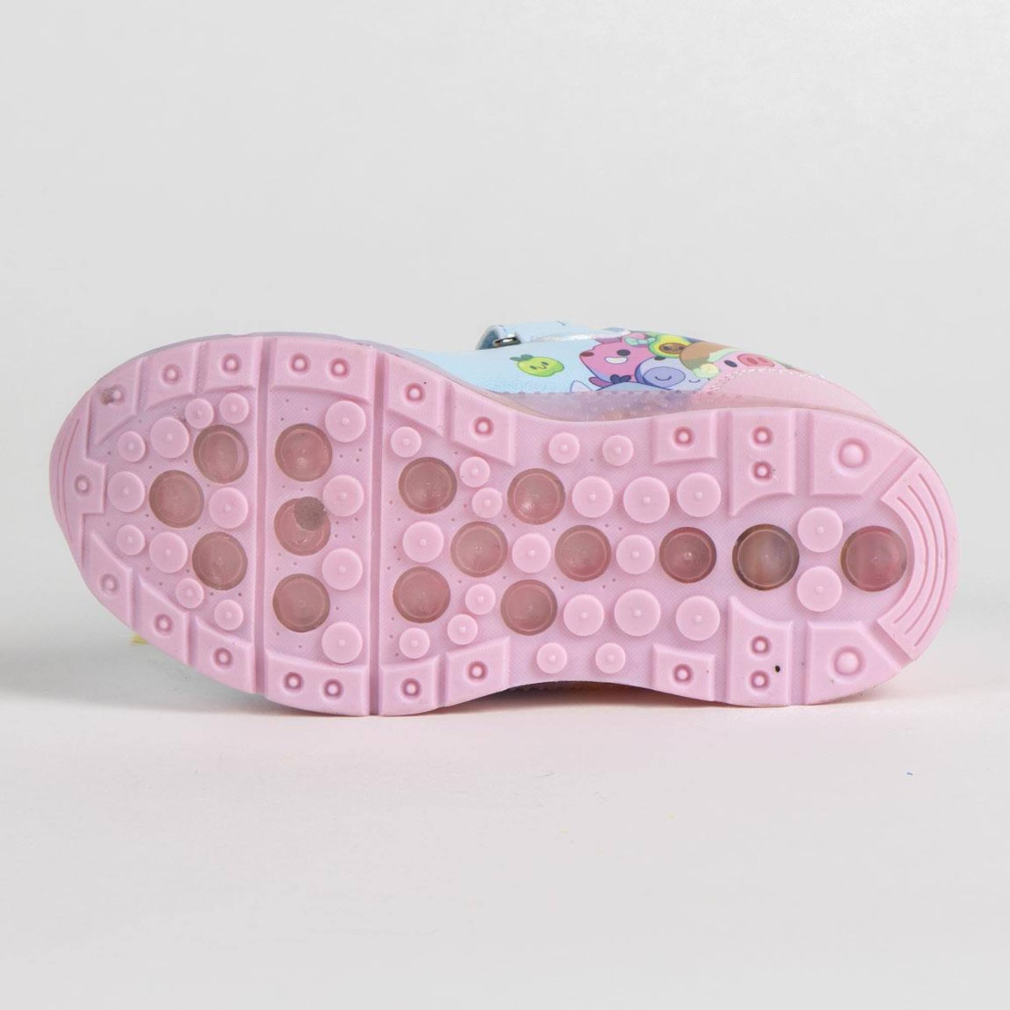 Zapatilla deportiva infantil suela ligera con luces "Bluey"