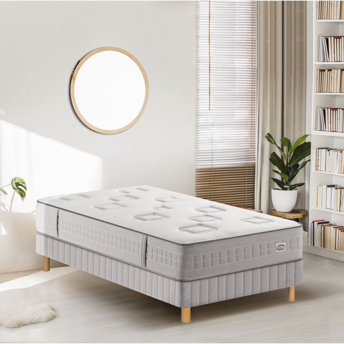 Matelas CHALLENGE , ressort ensachés, très ferme, H24