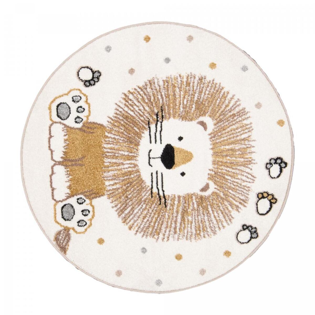 Tapis enfant Lion beige Tuco