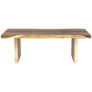 Table rectangulaire 8 personnes en bois de suar 220 cm - Tanah