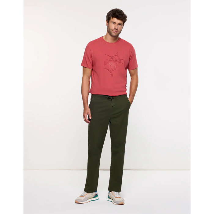 Pantalón Largo Verde Oscuro - Mim