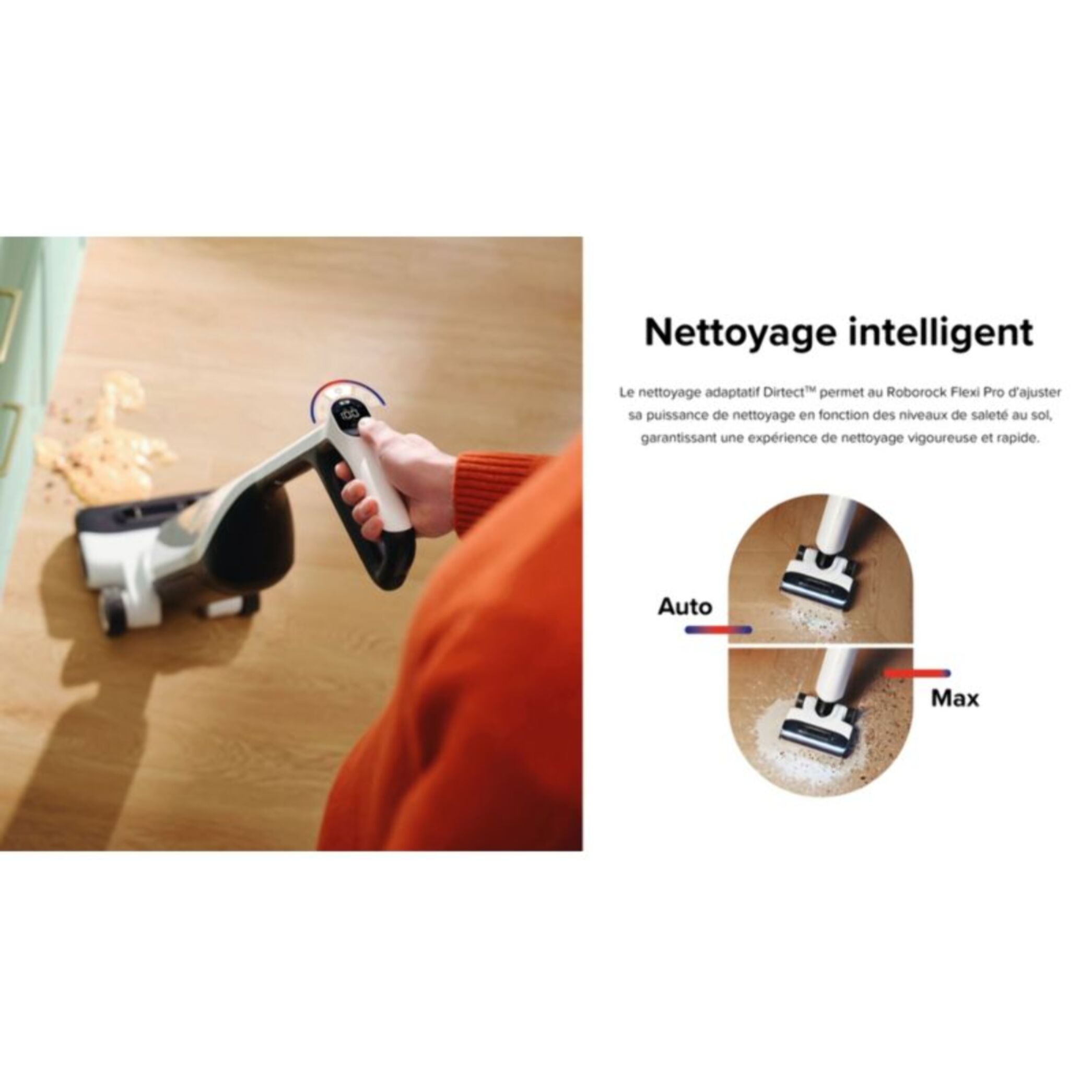 Nettoyeur de sol ROBOROCK Flexi Pro