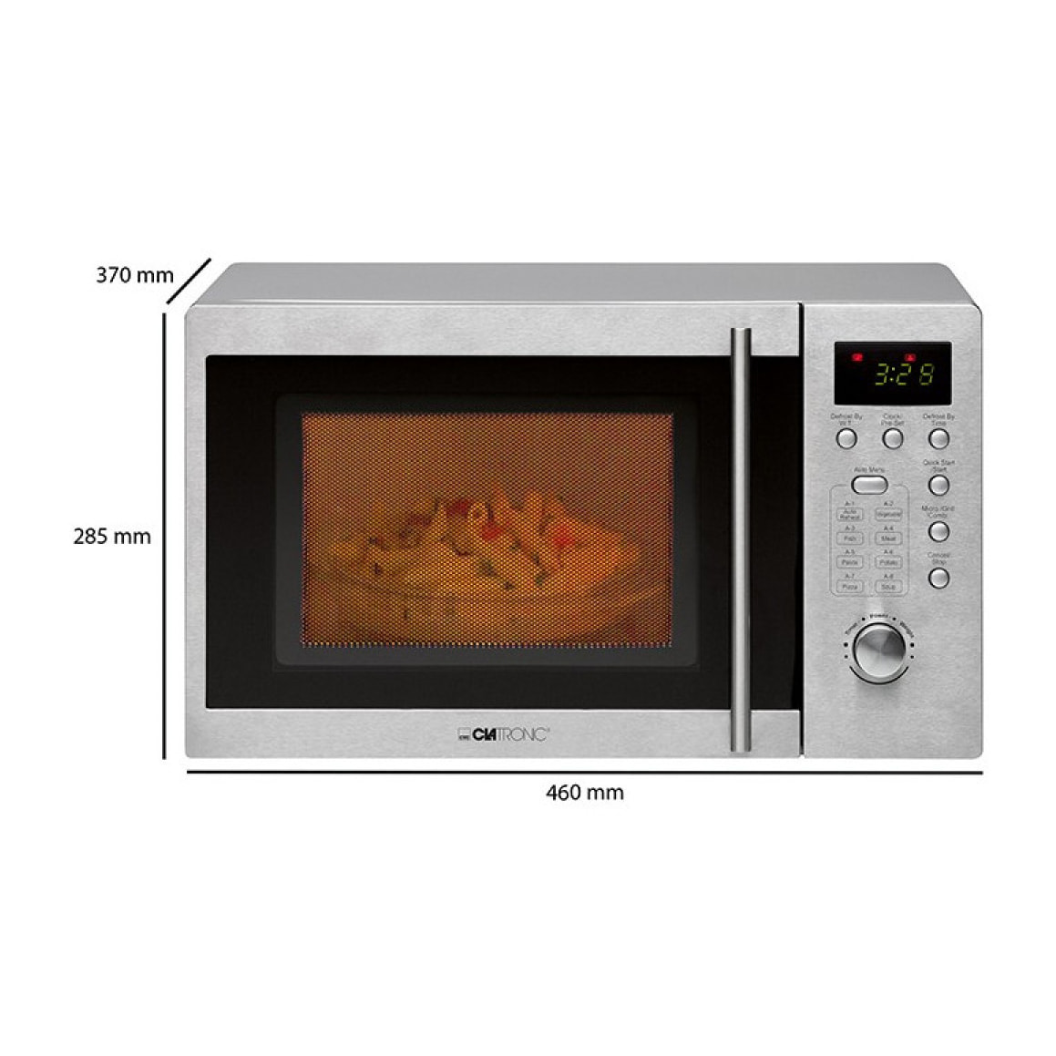 Micro Ondes avec gril pose libre 20L 1250W Clatronic MWG 778 U