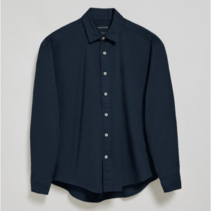 Camicia loose fit blu marino con logo Polo Club