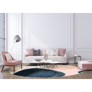 Alfombra de vinilo CERAMIKO, Katerina, diseño moderno [Diam] 180 cm