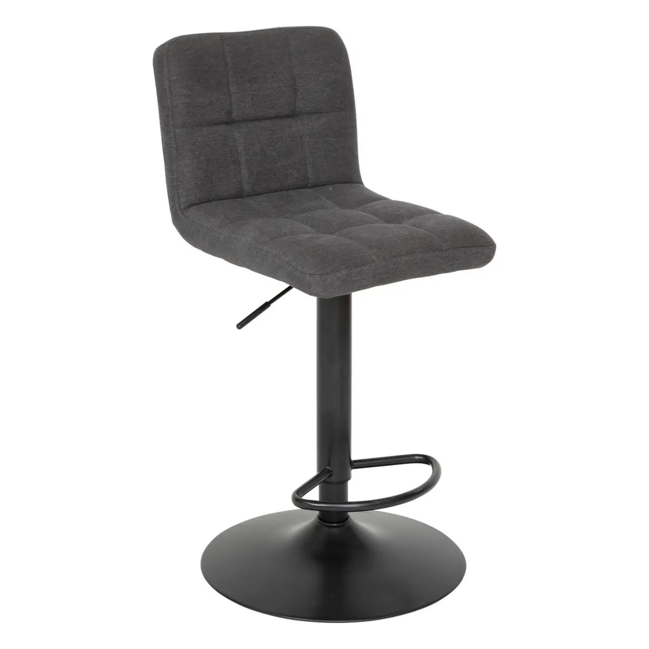 Lot de 2 tabourets de bar "Delek" gris 104x52x45cm