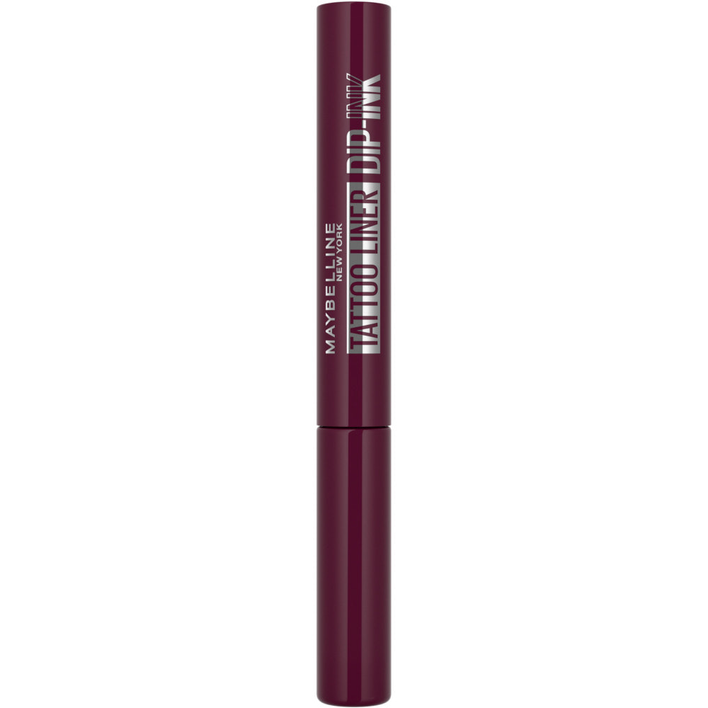 Maybelline New York Tattoo Liner Dip-Ink Eyeliner liquide Waterproof - Tenue jusqu'à 24h - Teinte : Burgundy Boost