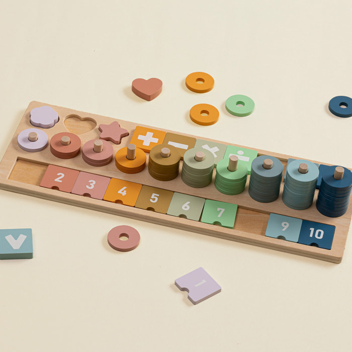 Puzzle bois avec numéros