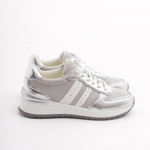 SNEAKERS RUNNING ALTA CHOCOLA' ARGENTO