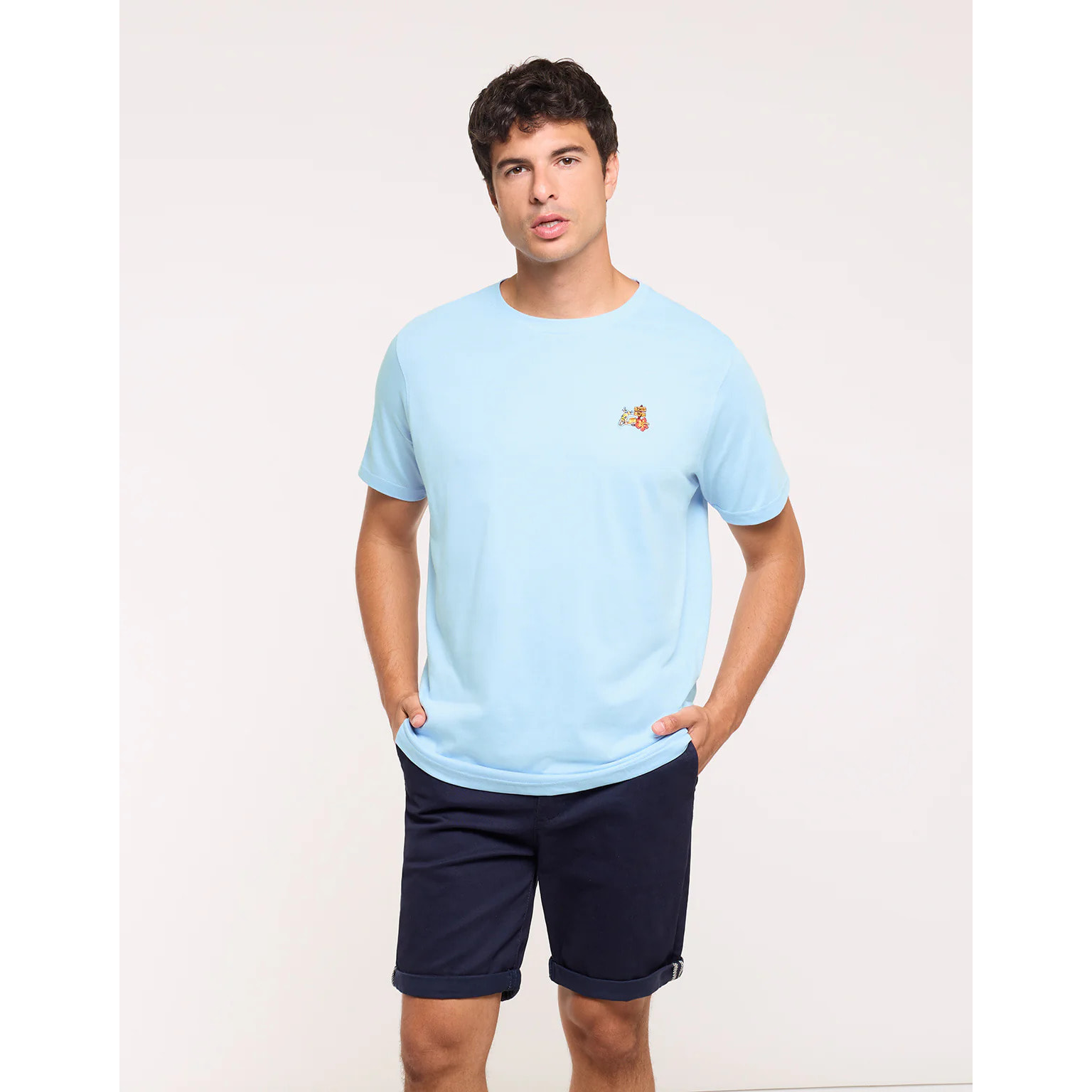 Camiseta Manga Corta Azul - Lalit
