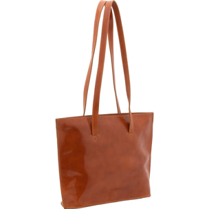 Borsa a spalla da donna - Modello False - 100% pelle - 27.0 x 38.5 x 10.0 cm