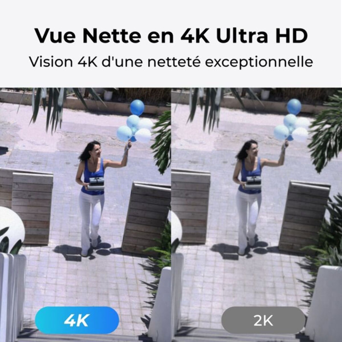 Caméra de surveillance REOLINK B440 + panneau solaire