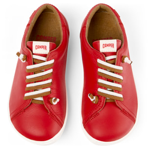 Sneakers - CAMPER Peu Cami - Rosso - Pelle liscia