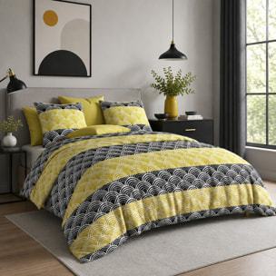 Parure De Couette 2pcs 100% Microfibre 60 Gsm- Hiko