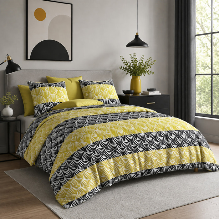 Parure De Couette 2pcs 100% Microfibre 60 Gsm- Hiko