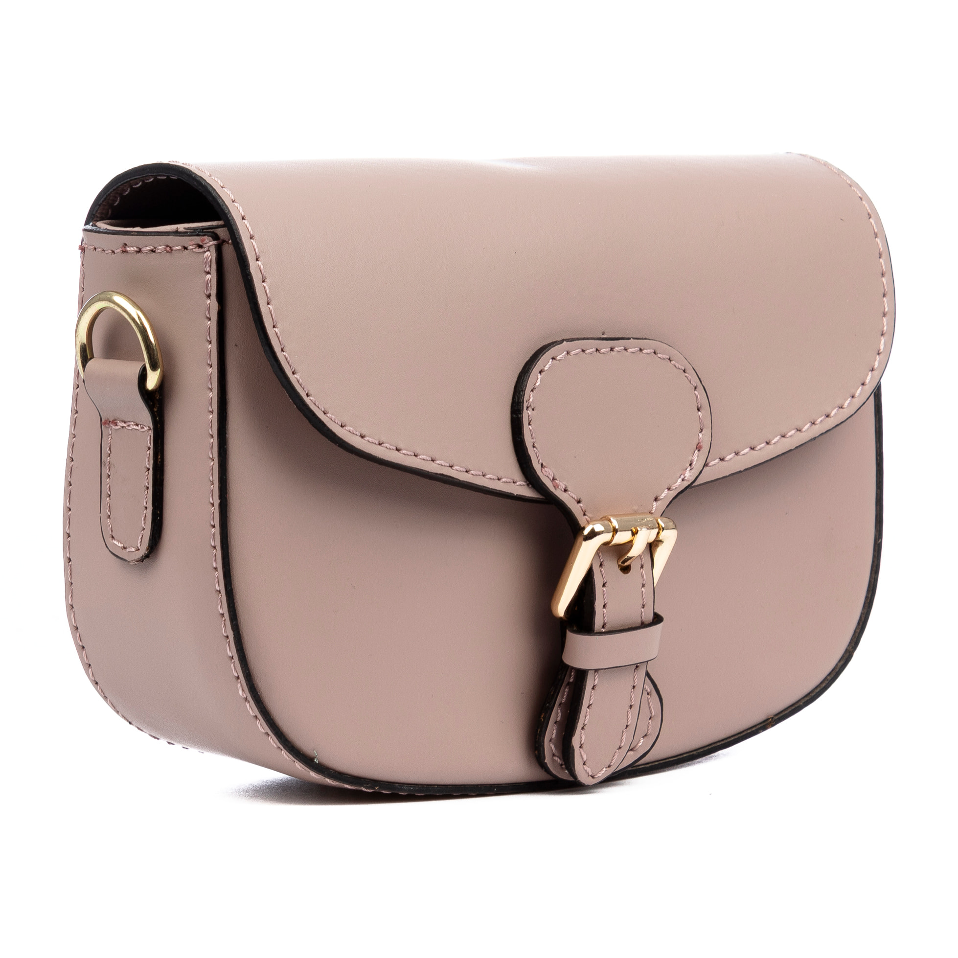 Annone borsa a tracolla donna. Pelle autentica finitura Ruga