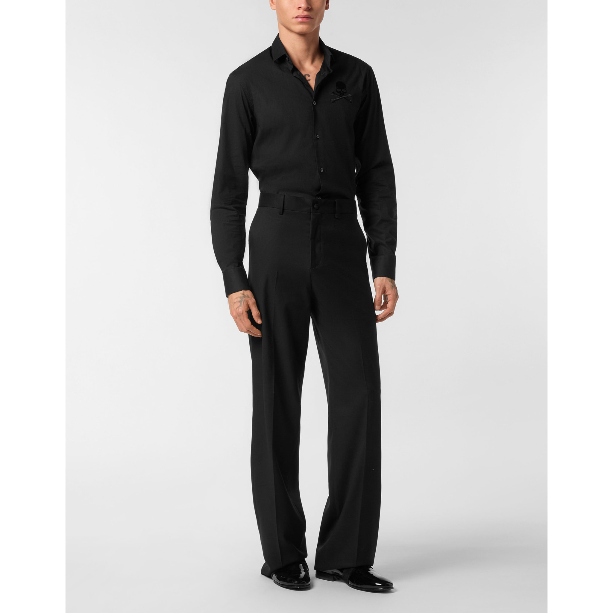 PHILIPP PLEIN Pantalones de pata ancha