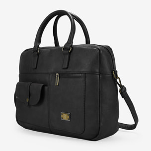 Maletín negro para portátil