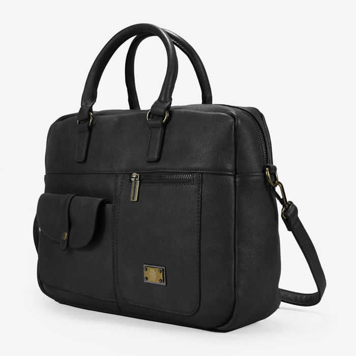 Maletín negro para portátil
