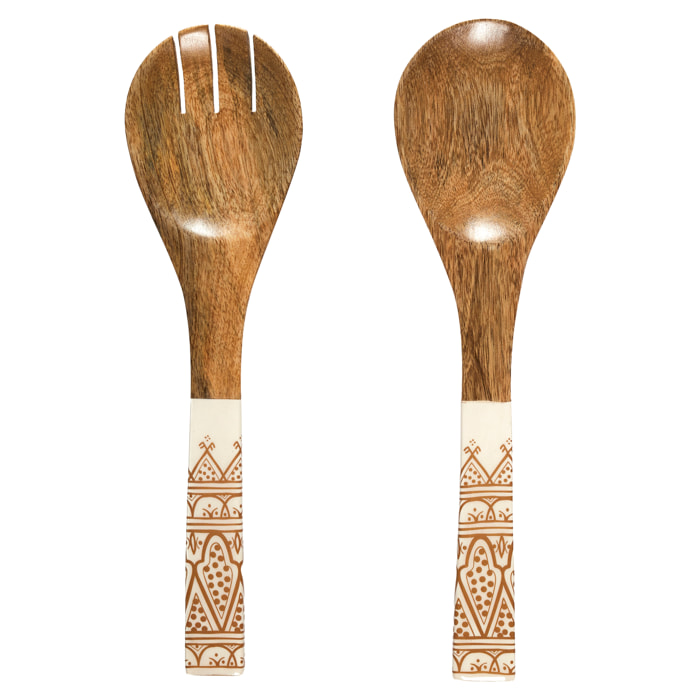 Couverts A Salade Manguier Dune Terracotta