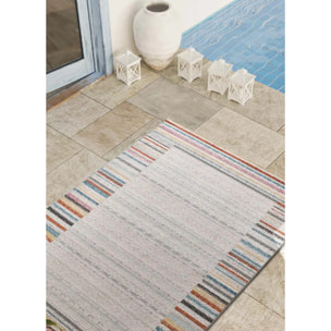 SAMARA Alfombra de exterior geométrica en multicolor, varias medidas disponibles