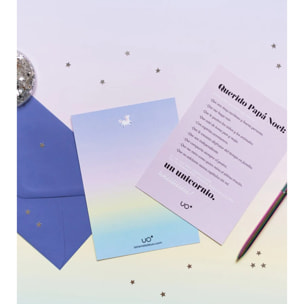 Postal "Por Navidad quiero un unicornio"