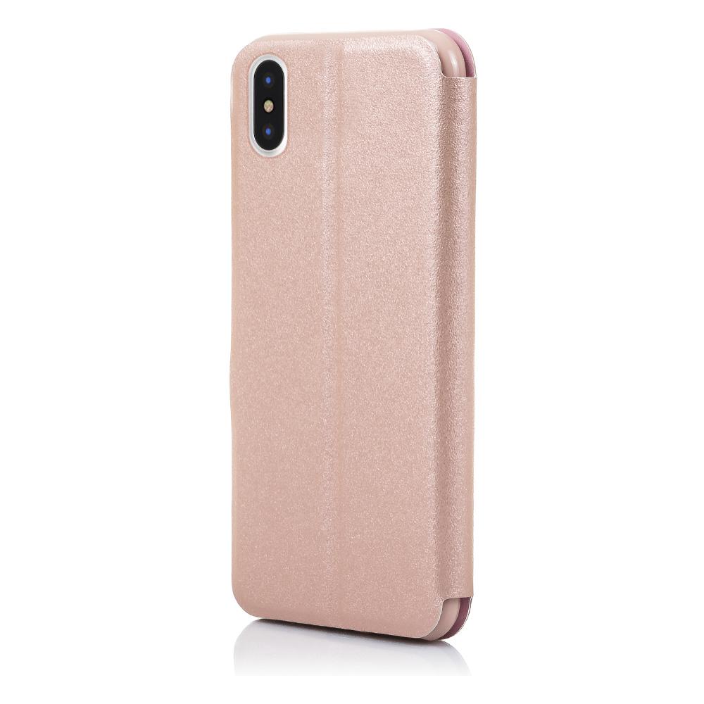 FUNDA LIBRO CON VENTANA CIERRE MAGNÉTICO IPHONE X