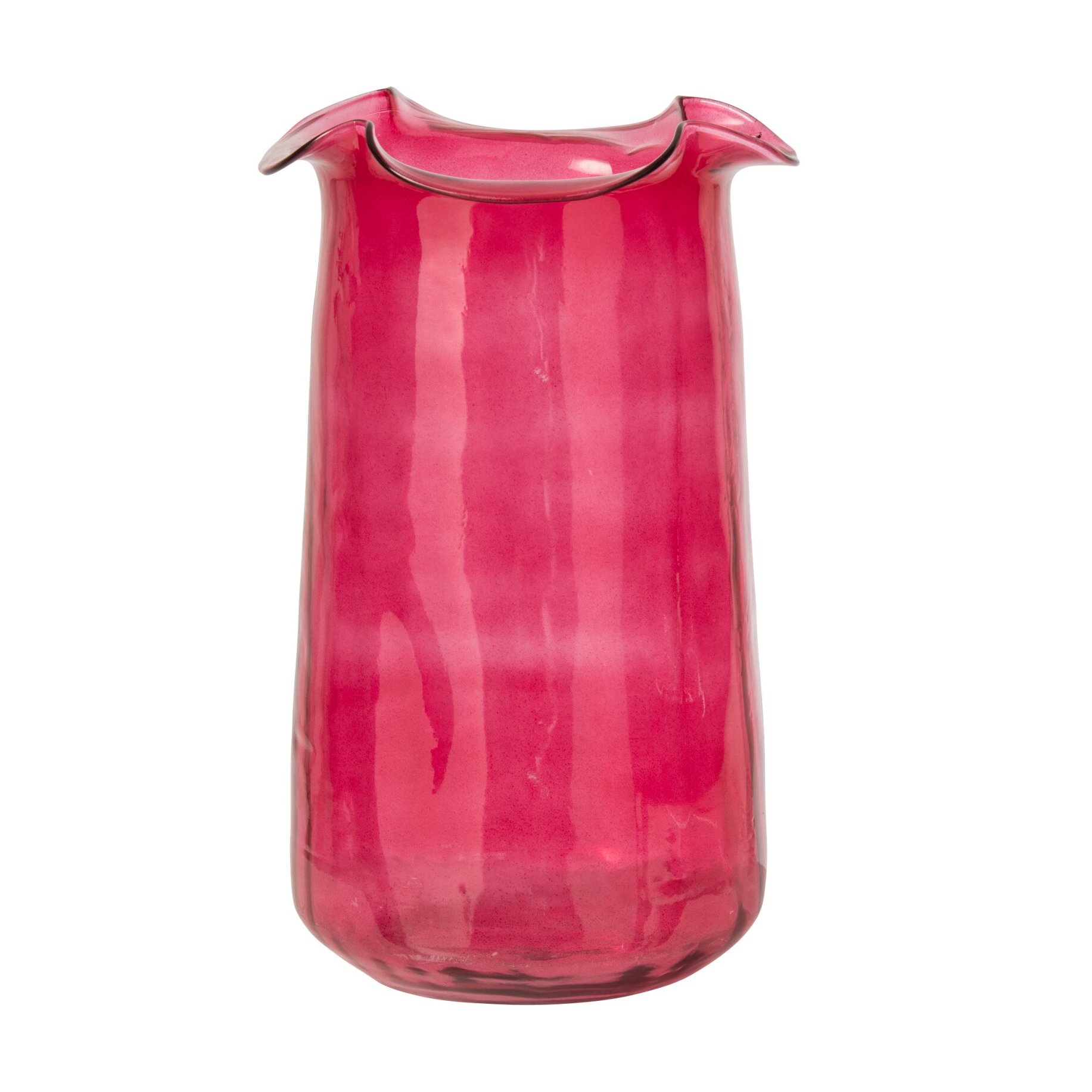 J-Line vase - verre - fuchsia - large