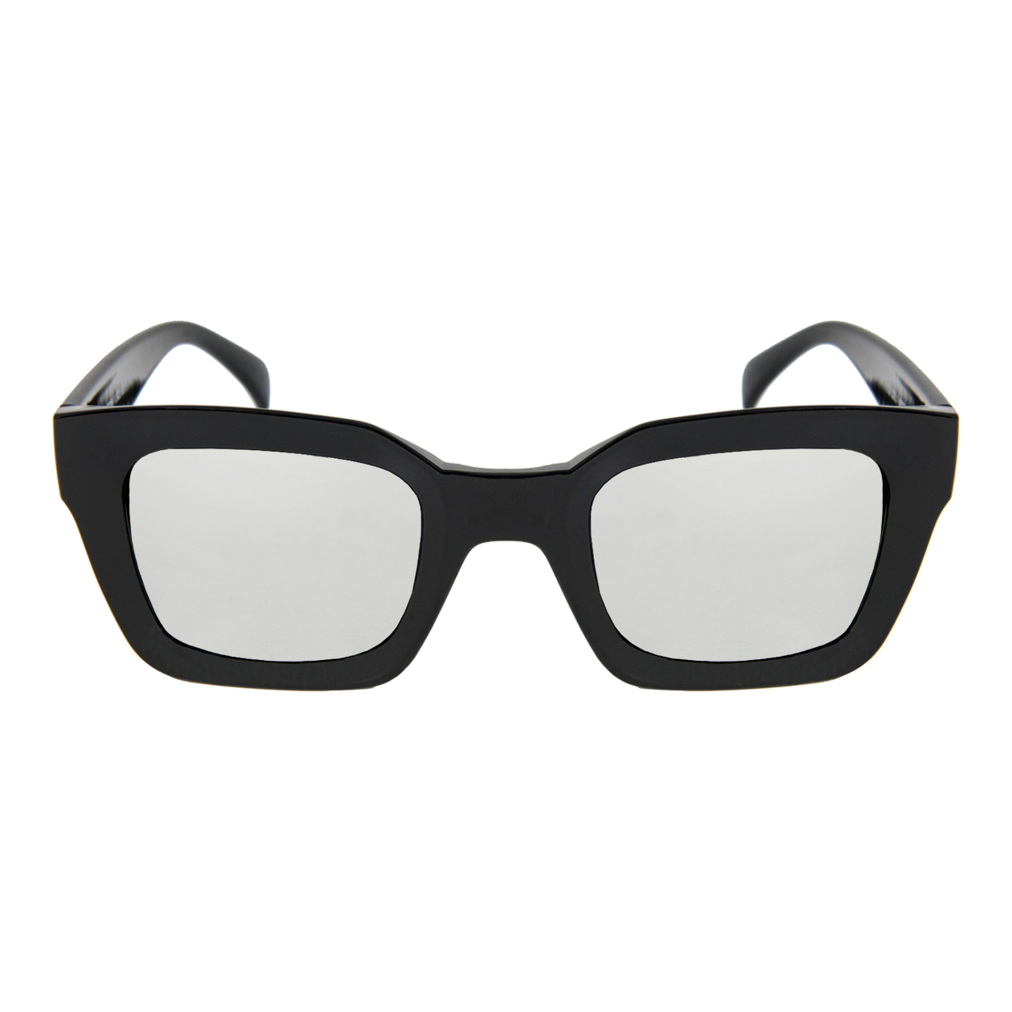 Gafas de sol OCEAN OSAKA - Negro brillante / Revo plateada
