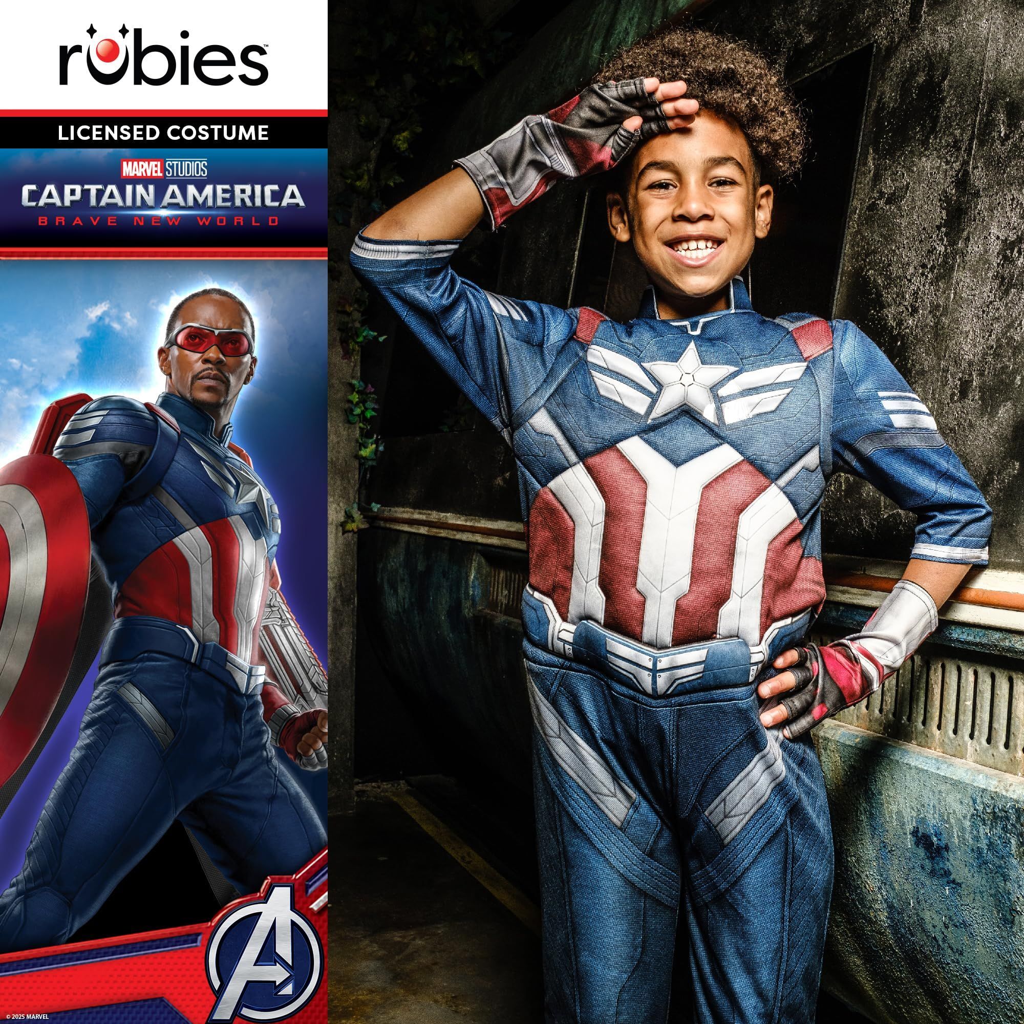 DISFRAZ CAPITAN AMERICA BNW DELUXE INF