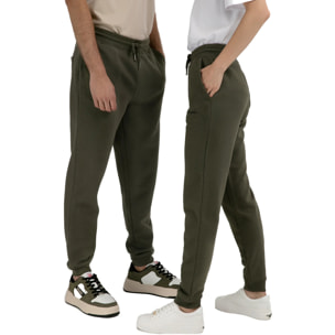 Pantalón Largo Logo Jogger en Khaki D.Franklin