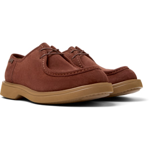 Scarpe stringate - CAMPER Norman - Marrone - Pelle scamosciata