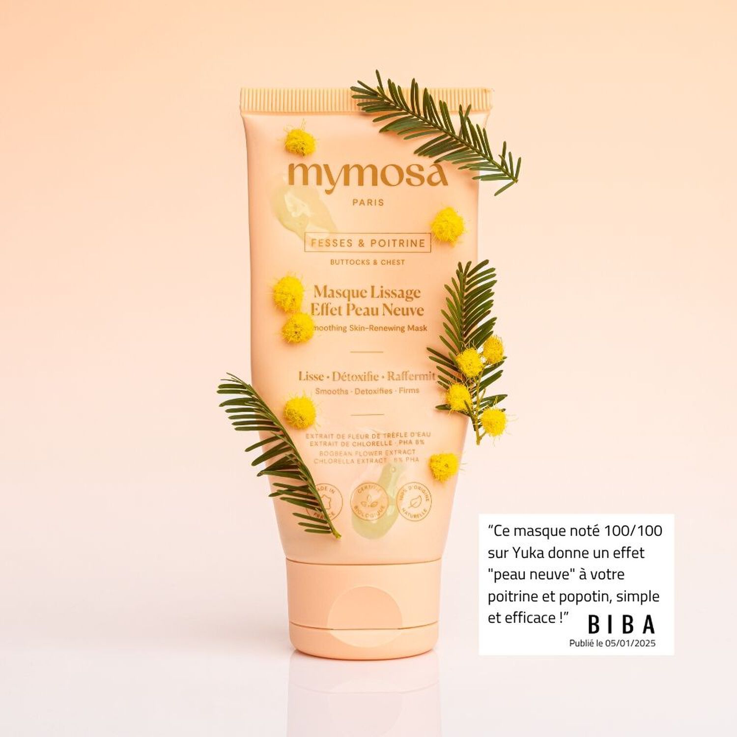Fesses & Poitrine - Masque Lissage Effet Peau Neuve 100 ml