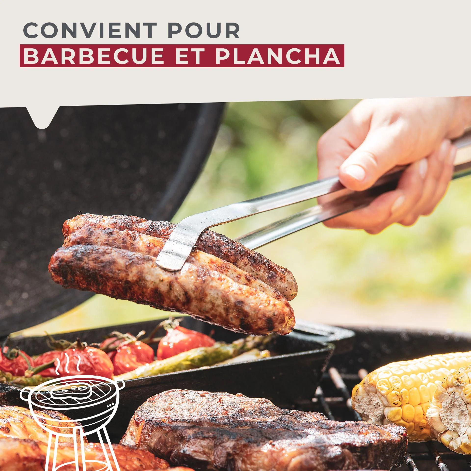 Pince à barbecue acier inoxydable 46 cm FM Professionnal