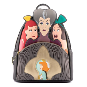 Disney Cenerentola Zaino con Matrigna e Sorellastre Cattive 26cm Loungefly