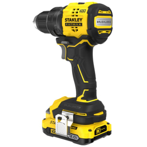 Perceuse visseuse 60Nm Brushless V20 FatMax 18V avec 2 Batteries 2Ah en malette Pro-Stack
