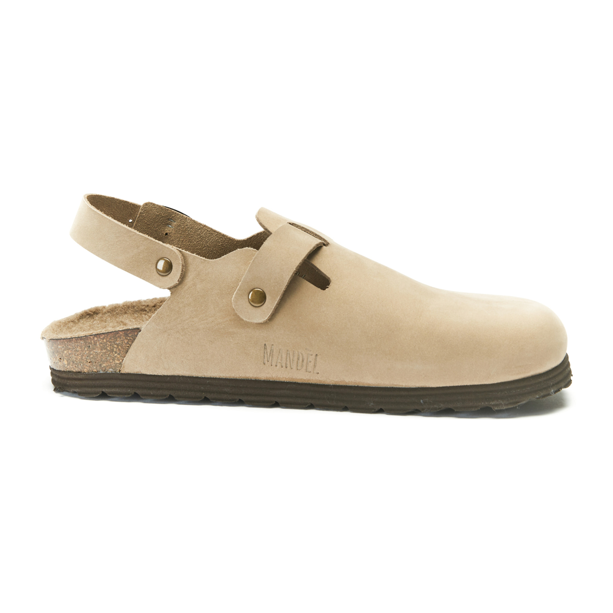 Sabot Mandèl Nubuck Taupe