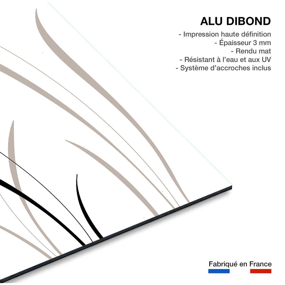 Tableau scandi blés Tableau alu Dibond