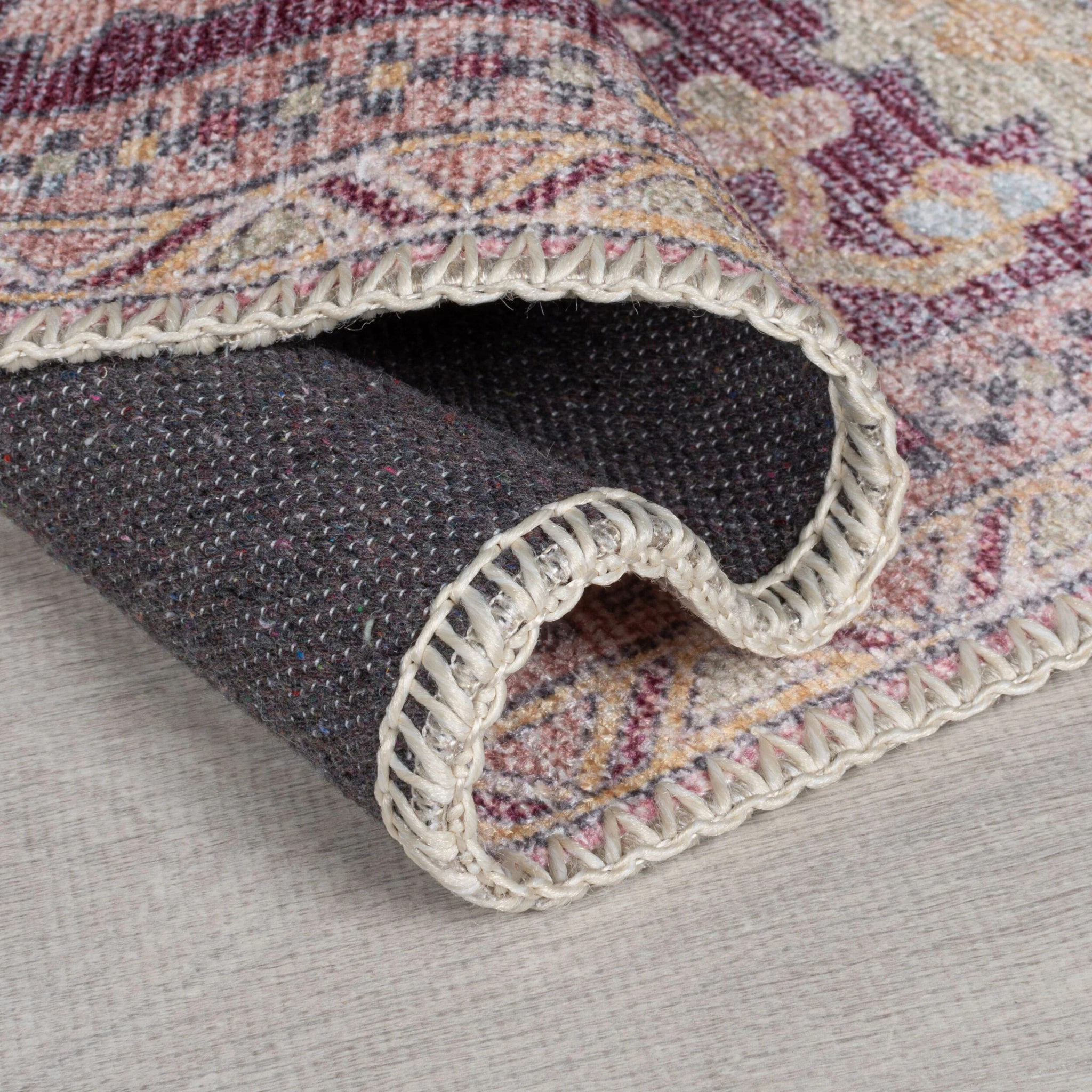 Tapis lavable de couloir WINDSOR Rose