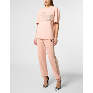 PHILIPP PLEIN Man Fit T-Shirt Strass Signature