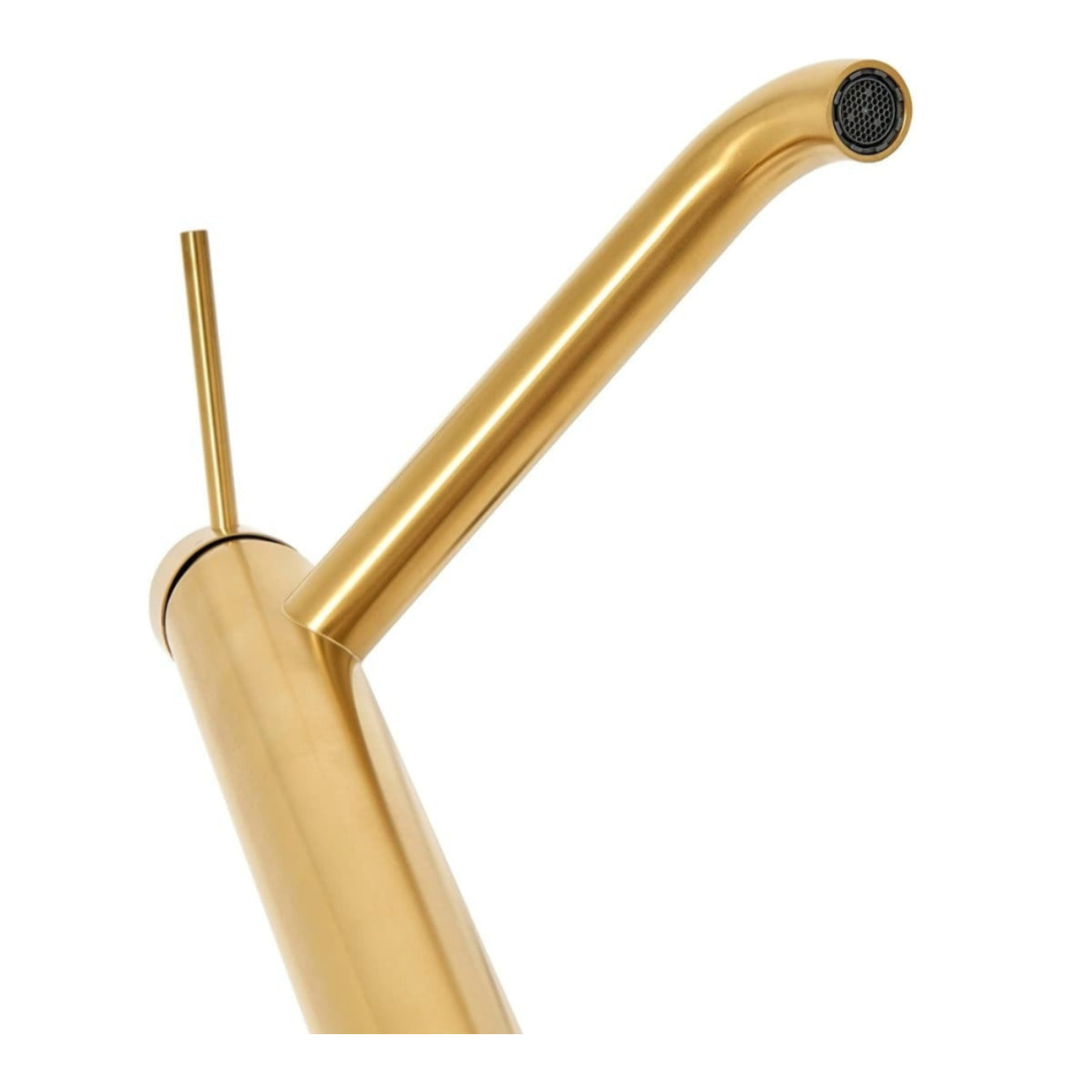 Aurum set mitigeur lavabo haut inox + mitigeur cuisine Ceramia Timeless acier inoxydable, douchette extractible (SATBA285BG)